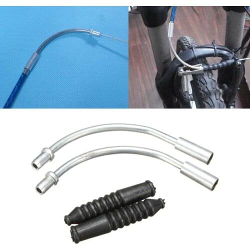 Bicycle V Brake Elbow Plastic Hose Bicycle Brake With Rubber Brake Bicycle Guide Accessories V V Bicycle Brake Cable Sleeve P9G6
