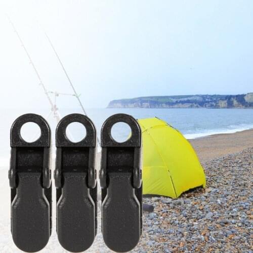 10 pcs outdoor camping waterproof cloth clips,winter fishing fishing tent buckle,ice fishing camping buckle, fishing accessories