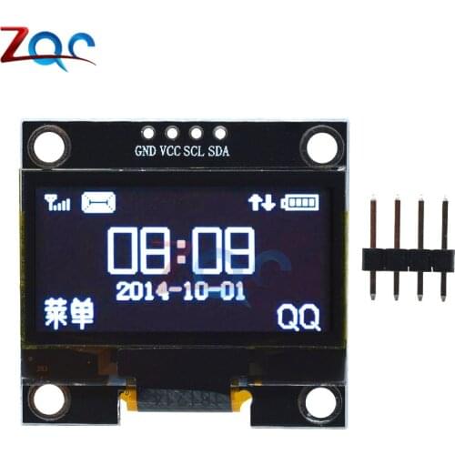 1.3 inch White Blue Color 12864 OLED LCD Display Module SSH1106 IIC I2C Interface for Arduino 128*64 LCD Display Module