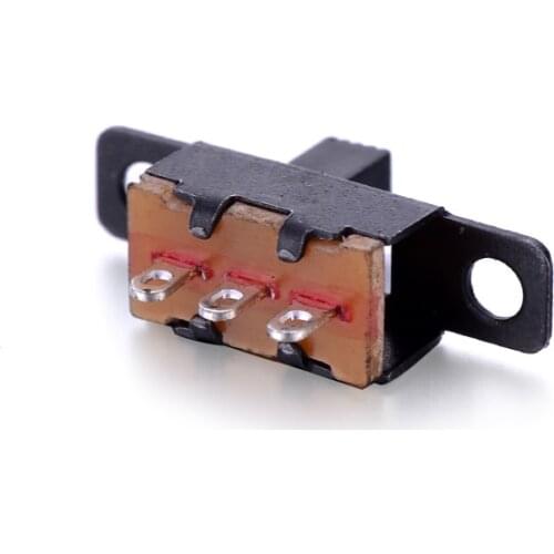 10/50pcs DC 50V 0.5A SS12F15 1P2T 3 Foot 2 Stalls Slide Switch Toggle Switches for the Low-voltage Circuits Steady and Reliable
