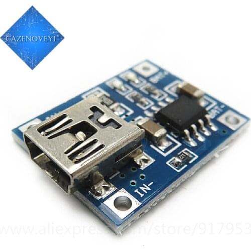 5pcs/lot TP4056 1A Mini Port Mike USB Lipo Battery Charging Board Charger Module lithium battery DIY In Stock