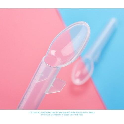 500PCS High Quality Safety Baby Liquid Feeding Spoon Kids Medication Device Utensil Given Medicines Infants Syringe Device