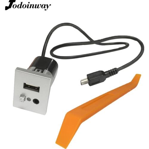 CD DVD Players USB AUX Adapter For Ford Focus 2 MK2 2009 2011 cmax kuga mk1 Car Audio Mini USB Cable Plug Interface Accessories