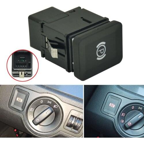 Car Accessories Electronic Brake Handbrake Parking Button Switch For VW Volkswagen Passat B6 C6 CC 3C0927225C 05-2011