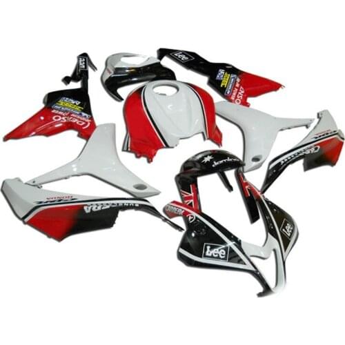 For Painted F5 CBR600RR 07 08 CBR 600 600RR Injection CBR600 RR CBR600F5 07-08 Red White F5 2007 2008 Fairing D