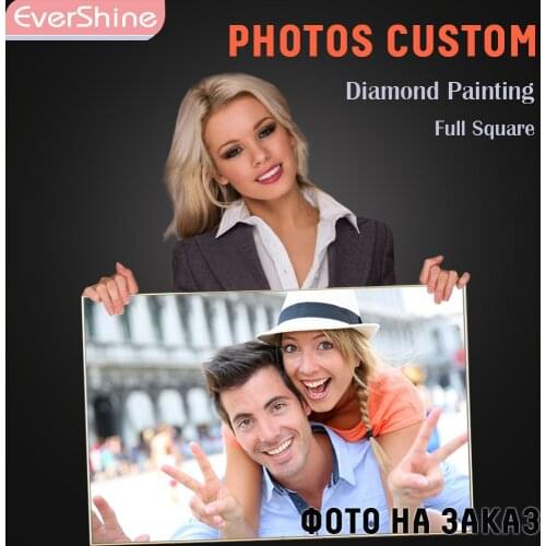 EverShine 5D Diamond Painting Full Square Photo Custom Picture of Rhinestone Diamond Mosaic Cross Stitch Diamond Embroidery Sale
