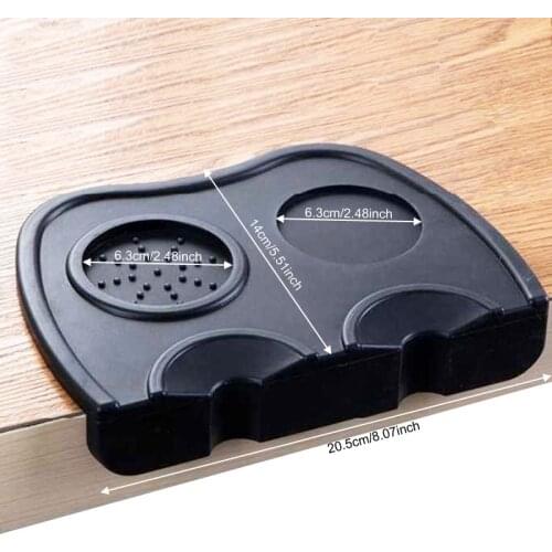 Good Quality Espresso Double Coffee tamper mat Silicon corner mat Coffee Maker Tamper Mat (no coffee tamper) 15*21*3.5cm