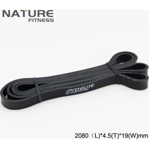 Latex Resistance Bands Black Color Length 208cm Gym Powerlifting Pull Up Strengthen Muscle Exercise Rope Fitness Equipment