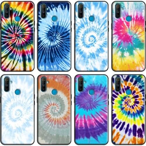 Tie Dye Trippy Soft For OnePlus 8T 7T Nord 7 8 Pro Case For OPPO Realme GT 6 7 X2 X7 Pro XT C15 C11 C3 Cover
