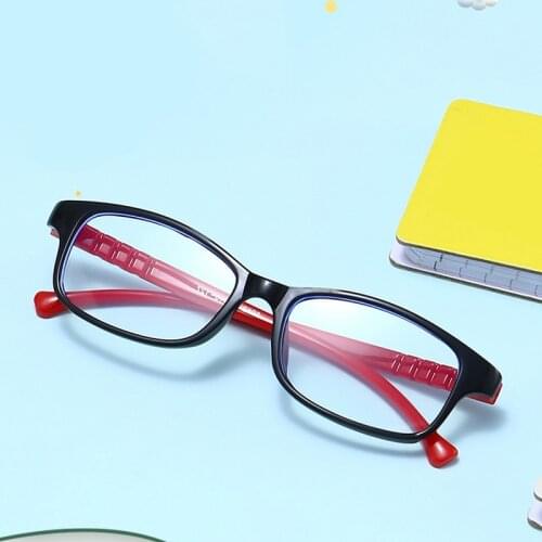 New childrens small frame plain glasses lens fashion trend Korean version anti blue light glasses mobile phone glasses