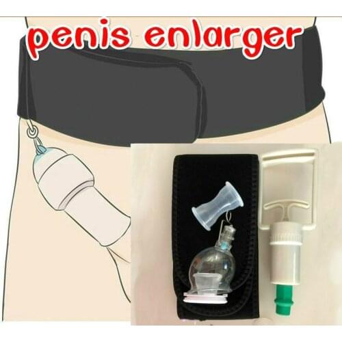 One size for all master Male PENIS ENLARGEMENT System Stretcher Extender penis enlarger sex toy for male penis pump sex toys