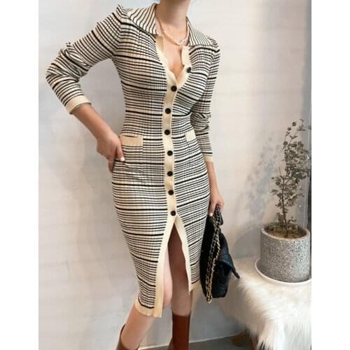 Fashionable Knitted Dresses Orgreeter China