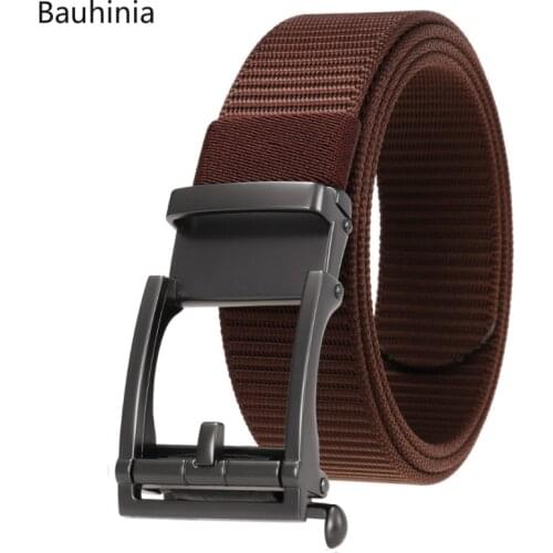 New High Quality 120cm Nylon Woven Mens Jeans Belt Outdoor Casual Simple Canvas Belt 9 Colors Available
