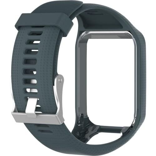 Replacement TPE Wristband Strap For TomTom Adventurer Golfer 2 Runner 2/3 Spark/Spark 3 GPS Watch Band Strap Watch Accessories