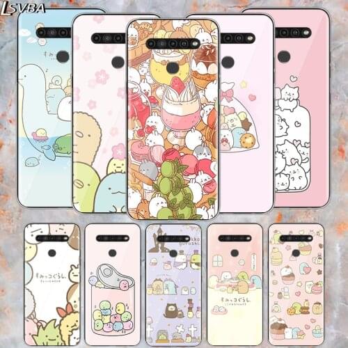 Sumikko gurashi Rilakkuma For LG V60 V50S V50 G8X G8S G8 G7 ThinQ 5G K61 K51S K41S K30 K20 Q60 Q9 Soft Phone Case