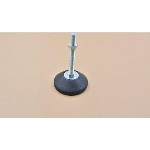 Nylon fixed foot cup aluminum profile hoof joint support machine screw D80xM16x100 mm 1pcs