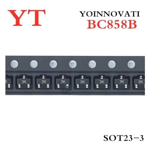 100pcs/lot BC858B BC858 3K SOT23 IC Best quality