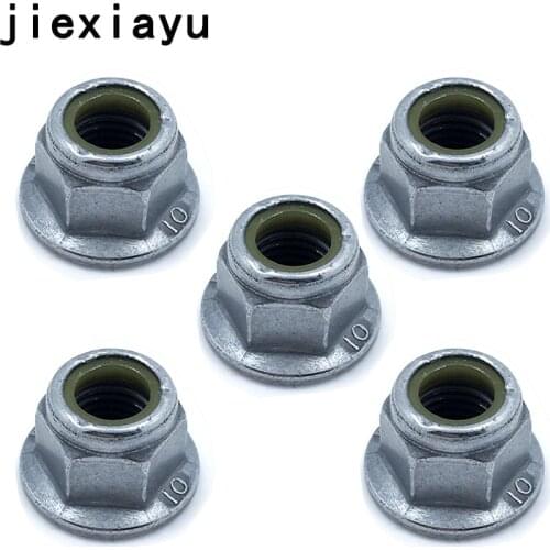 5PCS Nylon lock nut FOR Tiguan Jetta Passat Golf CC EOS Touran Touareg A3 A4 A5 A6 A7 A8 Q3 Q5 Q7 Chassis nuts N 101 064 02