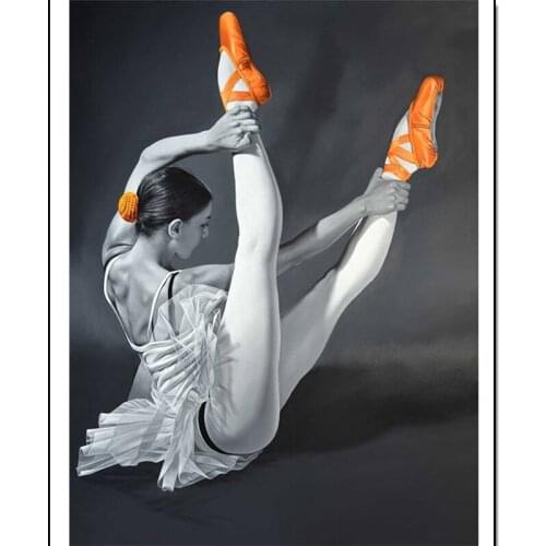 5D diy Diamond Embroidery Full Square Diamond Painting Ballet Dancer Dancing Cross Stitch Moasic Home Decoration Gift