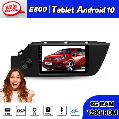 6GB Ram 128GB Rom Car Radio For KIA RIO 4 X-line 2020 2021 GPS Navigation Android Multimedia Player Autoradio Bluetooth Stereo