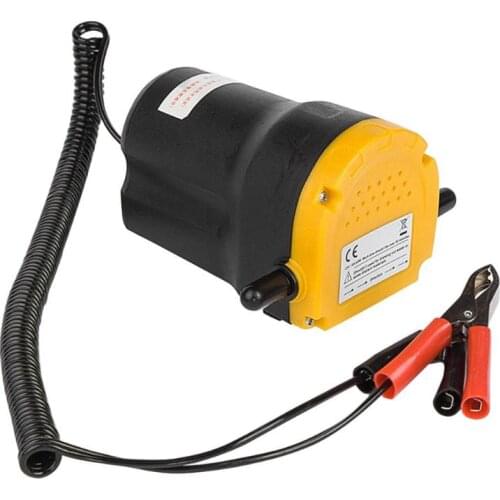 60W Zinc Alloy Car Electric Submersible Pump Fluid Oil Drain Extractor for Truck + Tubes Truck Rv Boat Plumbing 12/24V