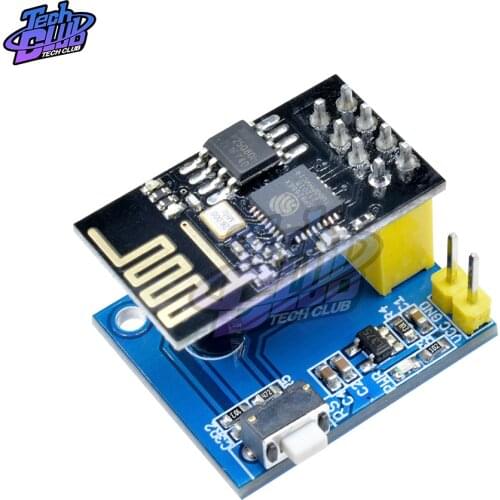 ESP-01/ESP-01S ESP8266 DS18B20 Humidity Temperature Sensor Module NodeMCU Adapter Board For Arduino R3 IOT Wifi Wireless