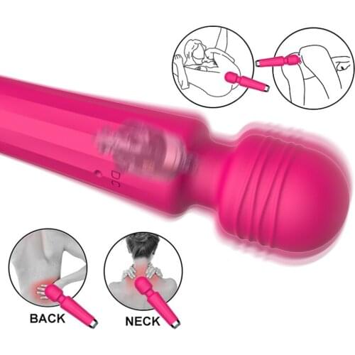 EXVOID Magic Wand AV Vibrator Silicone Dildos for Women G Spot Massager Vibrators Sex Toys for Women Female Masturbators