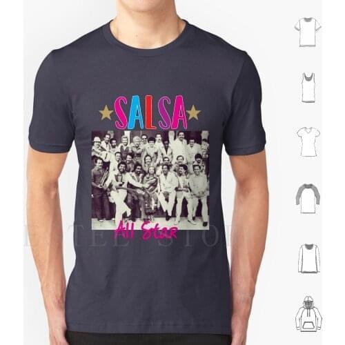 Salsa Singers T Shirt Print Cotton Salsa Fania Power Celia Cheo Hector Lavoe Joe