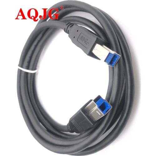 USB 3.0 Type B Male To Type B Male Data Sync Cord Printer Cable 2m For HP IOGEAR Lexmark Samsung