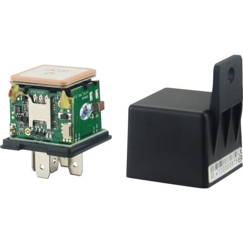 Mini Relay GPS Tracker Car GPS Locator Cut Off Fuel Hidden Design GSM Car Tracker Google Maps Track Shock Alarm Free APP