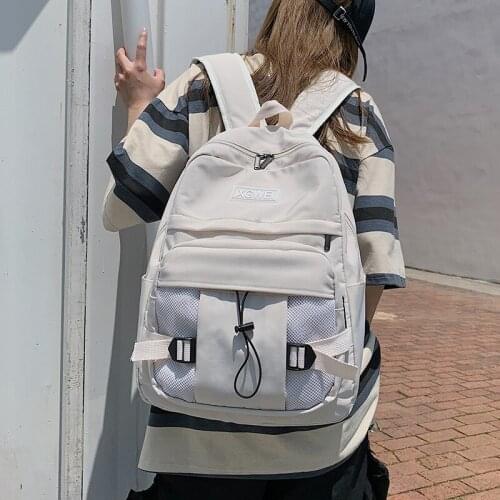 Fashion Student Backpack Cute Women School Bag Teenage Girls Boys Harajuku Backpack Kawaii Female Fashion Bag Book Lady Luxury