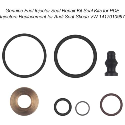 Genuine Fuel Injector Seal Repair Kit Seal Kits for PDE Injectors for Audi Seat Skoda VW 1417010997