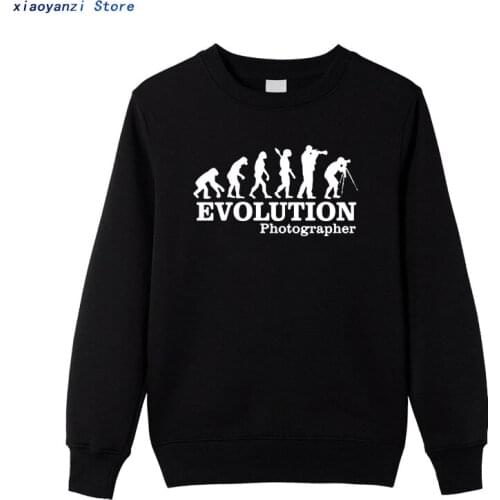 2021 new autumn spring Photographer Evolution Men sweatshirts Funny Cameraman Men Cotton unisex hoodies hotography pullovers