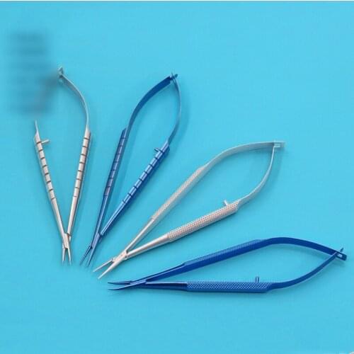 Ophthalmology Microscopic Needle Holder Beauty Plastic Device Double Eyelid Needle Holder Multifunctional Net-off Microscopic