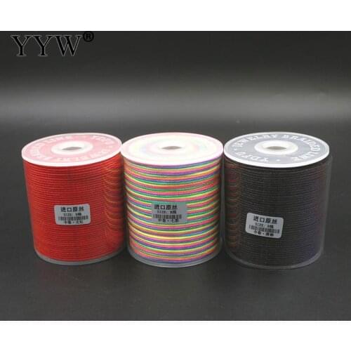 Wholesale High Quality 281m/Spool Nylon Cord Cotton Cord Polyamide Thread String DIY Beading Braided Bracelet Jewelry Making