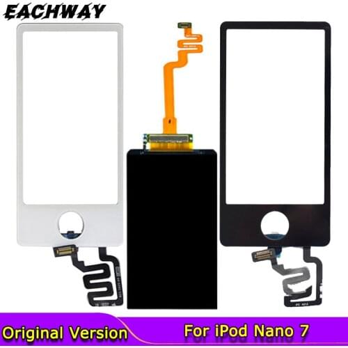 Original New 100% Tested LCD display For iPod Nano 7 7th Gen LCD Digitizer Assembly Replacement Parts For ipod Free Shopping