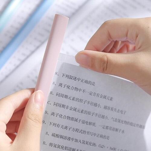 20CB 5PCS Portable Transparent A4 File Folder Foldable Vertical A4 File Folder with Removable Long Paper Clamp for student