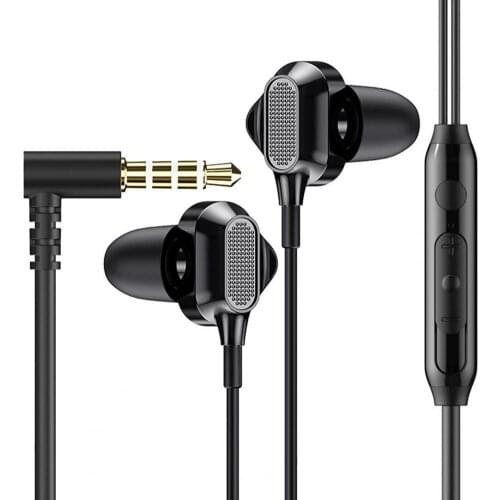 Q70 Wired Earphone Earbud Good Sound Effect Lossless Dynamic 3.5mm Noise Reduction In-ear HD Music HiFi Earphone for Calling