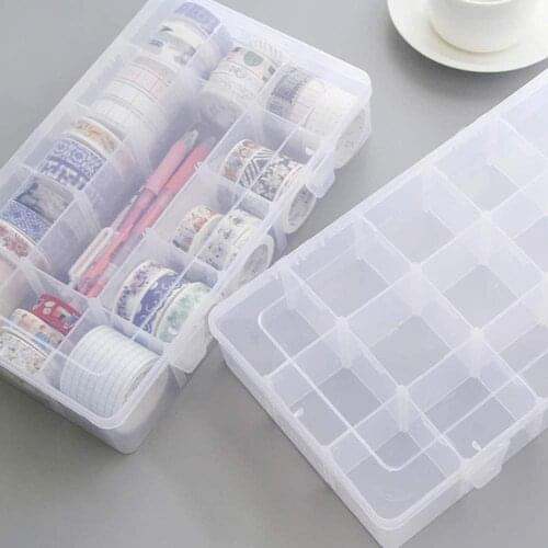 Washi Tape Box Organizer Storage Masking Tape Desktop Tape Diy Sticker Roll Tape Holder Storage