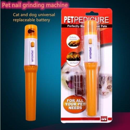 Dropshipping Center Electric Dog Nail Grinde Chihuahua Dog Nail Trimmer Sphinx Yorkshire Terrier Nail Clipper Cat Grooming Tool
