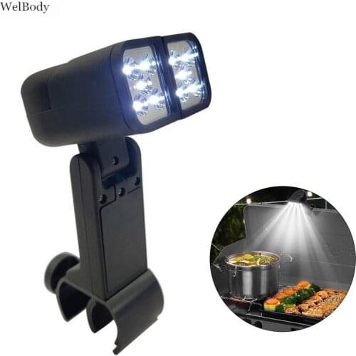 BBQ Light Adjustable Grill Light for Outdoor Camping Cooking with 10 Super Bright LED Lights for Electric /Charcoal Grill