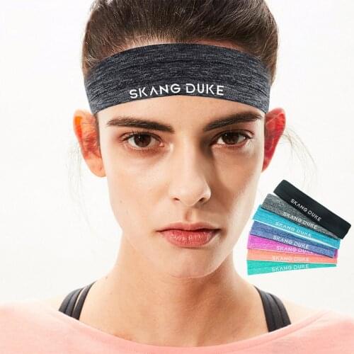 Sports Headband Sweatband With Anti-slip Headbands Elastic Stretch Yoga Hair Band Running Sport Yoga Accessories Hair Tiebandeau