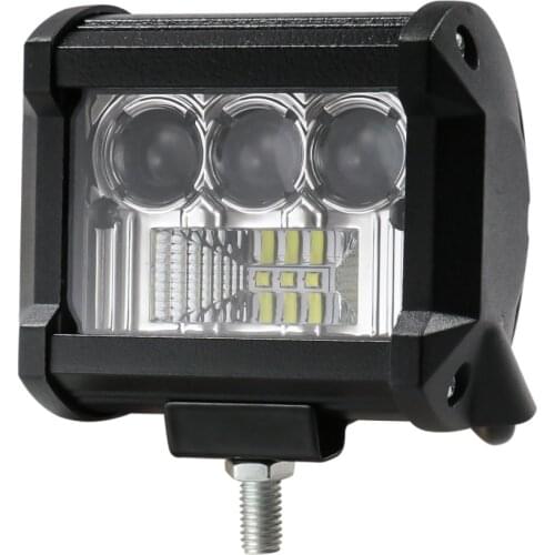 12V LED Motorcycle Spot Light Headlight Driving Fog Lamp Work Light Dual Sport Bike AtV Scooter Offroad Truck Car SUV