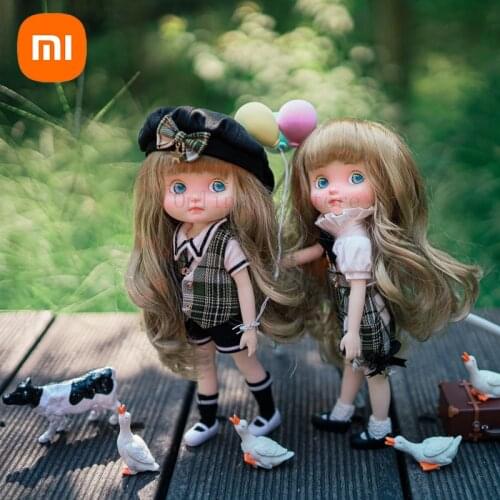 Xiaomi Monst Savage Baby Rubber Doll Height 20 Cm Cabinet Exquisite Childlike Cute Princess Gift Toy 6 Styles