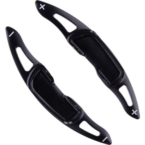 1 Pair Black Car Gear Steering Wheel Shifter Shift Paddle Fit for Mazda 3 6 CX3 CX4 CX5 MX-5 2016