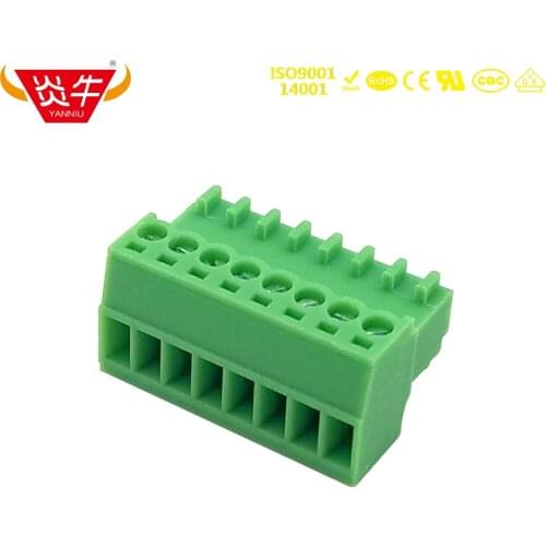 2.54mm 15EDGY 15EDGK KF2EDGK 2.54 2P ~ 12P PCB PLUG-IN PLUGGABLE TERMINAL BlOCKS MC 0,5/ 2-ST-2,54 PHOENIX CONTACT DEGSON YANNIU