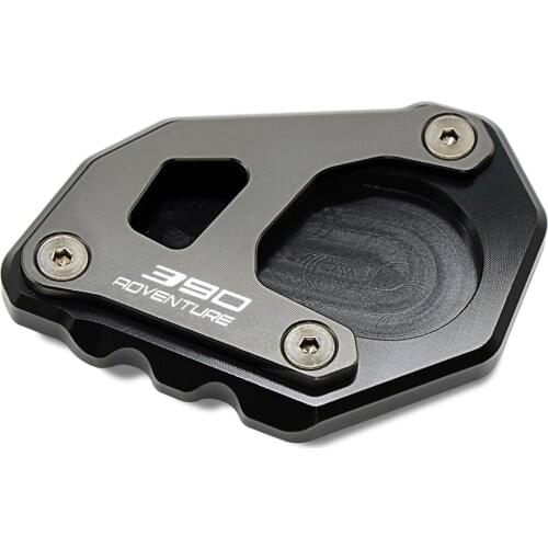 390Adventure Motorcycle aluminum Foot Side Stand Pad Plate Kickstand Enlarger Support Extension FOR 390 ADV Adventure 2020 2021