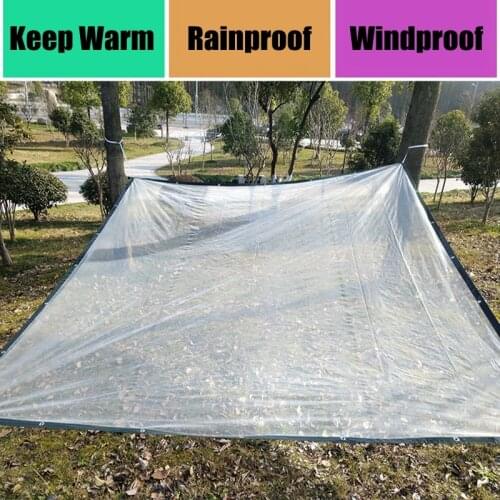 6-Size Plants Care Cover Transparent Protective Film Bonsai Succulents Flower Keep Warm Rainproof Shelter Rain Film Tarpaulin