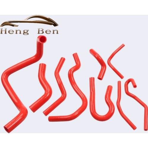 9 pieces Silicone Radiator Hose Kit FOR EK EG D15 D16 92-00