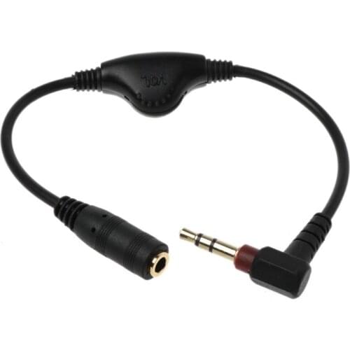 3.5mm Jack Male to Female Audio Aux Extension Cable Adapter Audio Stereo Cord with Volume Control Earphone Headphone Wire